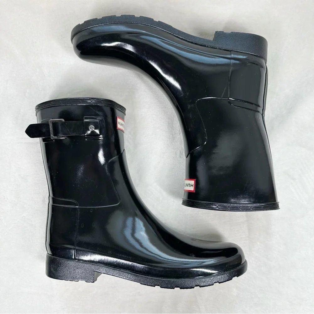 HUNTER Original Refined Short Gloss rain boot